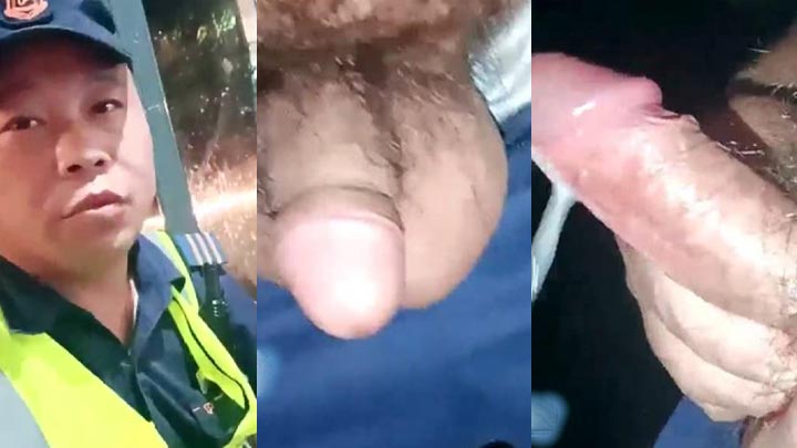 夜黑风高，挑逗直男帅大叔化射精牛（29）